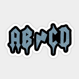 ABCD Sticker